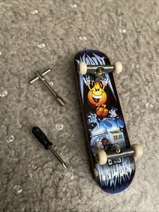 Vintage Tech Deck World Industries Flame Boy Wet Williy tastiera skateboard - Foto 1 di 9