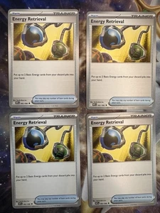 4x Energy Retrieval 82/086 | NM | SV: White Flare Pokemon TCG KOSTENLOSER VERSAND - Bild 1 von 2