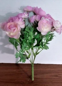 Mini Ranunculus Bouquets Silk Flowers lavender - Picture 1 of 3
