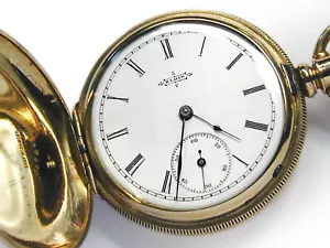 ELGIN Savonette von 1889, sehr gut erhalten, schönes Gehäuse, läuft gut - Bild 1 von 7