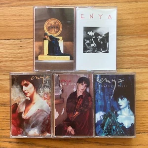 ENYA 5 x CASSETTE TAPE LOT new age ambient watermark the celts shepherd moons - Foto 1 di 3