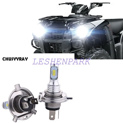 2XPure White Headlights LED Light Bulbs FIT For Kawasaki Brute Force Prairie - Изображение 1 из 4