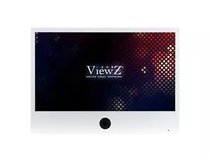ViewZ VZ-PVM-I3W3N 27 inch IP Based Public View Monitor with 2MP Camera/White - Picture 1 of 5