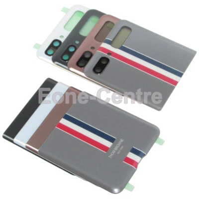 适用于三星 Galaxy Z 翻盖 2 3 5 6 后电池门 + 相机玻璃镜头保护套 美国 — 第 1/4 张图片