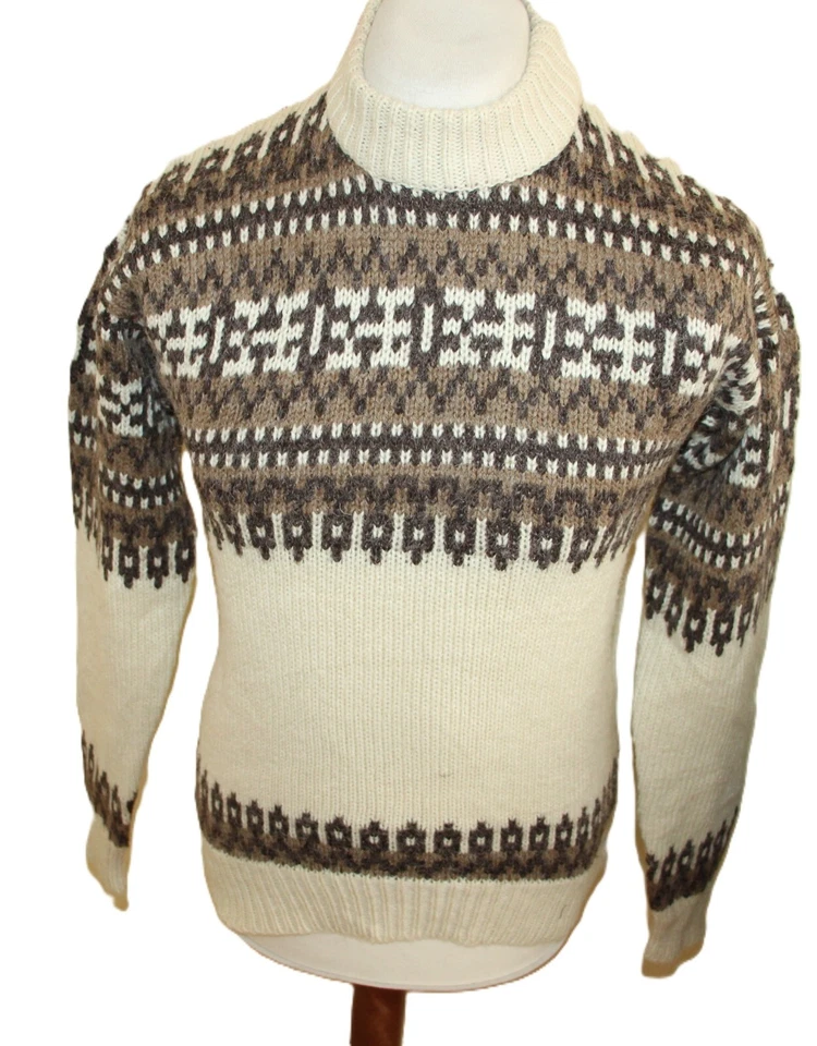 C&A  HERREN  80% POLYACRYL   ISLANDER NORWEGER  PULLOVER ISLAND  GR S - Bild 1 von 4