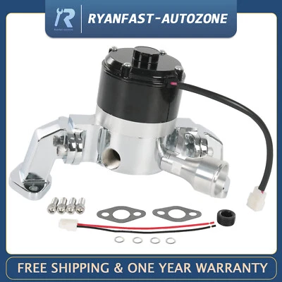 High Flow Chrome Aluminum Electric Water Pump for Big Block Chevy 396 454 427 - Image 1 of 4