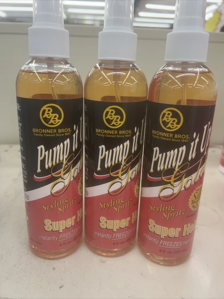 Pump It Up Spritz Gold Super Hold, 8 oz (paquete de 3) Foto 1 de 1