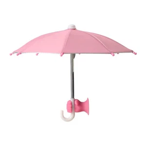 Mini Sun Shade Mobile Phone Holder Sun Umbrella Suction Cup Portable Cute Decor - Picture 1 of 17
