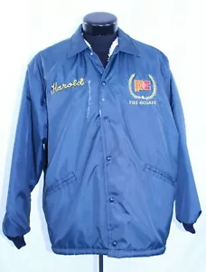 Abrigo Chaqueta West Wind P&C Fresh Harold Satinado De Colección Hecho en EE. UU. XL Brigada de Bomberos de Nueva York BUC - Imagen 1 de 12