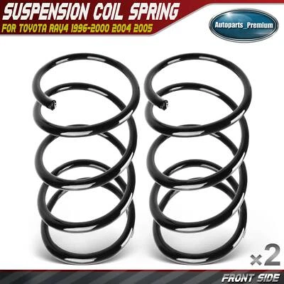 2x Muelles helicoidales delanteros para Toyota RAV4 1996-2000 2004-2005 TRACCIÓN DELANTERA 2,0 2,4 L4813142011 Foto 1 de 4