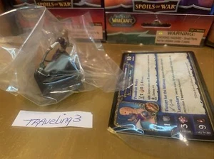 WOW World of Warcraft Card& minifig LADY JAINA PROUDMOORE EPIC ALLIANCE Unopen - Picture 1 of 4