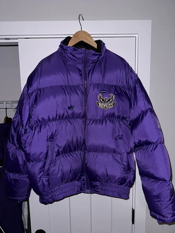 Vintage 90’s Baltimore Ravens Puffer Jacket - Size XL - Great Condition!!! Cover