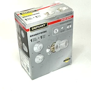 Defiant Brandywine Stainless Steel   Double Cylinder Deadbolt 1008 974 319 - Picture 1 of 7