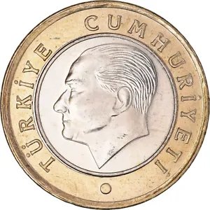 [#1145803] Coin, Turkey, Lira, 2012, MS, Bi-Metallic, KM:1244 - Picture 1 of 2