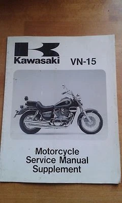 KAWASAKI VN-15 VN15 VULCAN C1 SUPPLEMENT SERVICE MANUAL 99924-1170-51 - Image 1 of 4