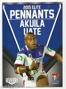 2015 NRL Elite Pennants (EP 40 / 80) Akuila UATE Knights - Picture 1 of 1