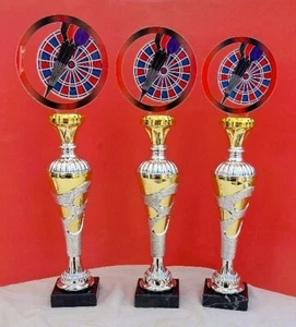 Top Angebot ! 3er Serie Dart Acryl Steel oder E-Dart in Bicolor Pokale NEU - Bild 1 von 16