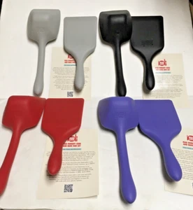 Mad Hungry ~ Silicone cook bake duo 2 PC set Scooper & scraper spurtle New - Picture 1 of 9