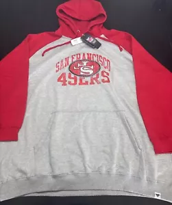 Sudadera con Capucha 6XL Grande y Alta SAN FRANCISCO 49ERS Fanáticos Logo Al Invertido NFL Nueva - Imagen 1 de 9
