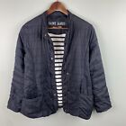 Women’s Saint James Navy Blue lightweight Quilted Puffer Jacket size 10 or Med.