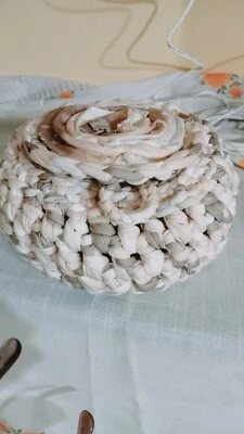 cestino fatto a mano colori e misure assortiti si possono effettuare ordini pers - Immagine 1 di 4