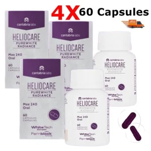 4 unidades Heliocare PureWhite Radiance Max240 para reducir la humedad de la piel las pecas manchas oscuras - Imagen 1 de 10