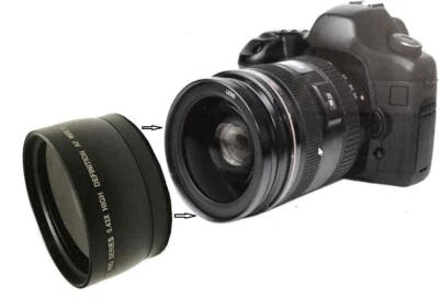 HD Wide Angle Lens for Fujifilm X-S20 X-T100 X-T200 X-T30 X-A5 w/ 15-45mm Lens - Image 1 of 3