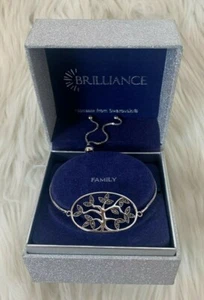Pulsera Brilliance Árbol Familiar Marcasita Swarovski Mujer Joyería Día de la Madre - Imagen 1 de 4