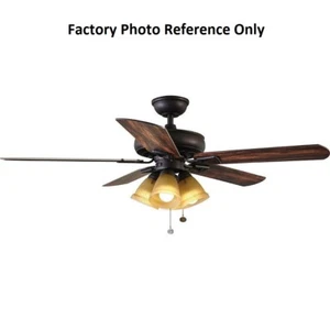 Hampton Bay Lyndhurst 52 in. LED Oil-Rubbed Bronze Ceiling Fan Parts - Picture 1 of 10