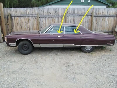 BELTLINE TRIM MOLDINGS SET OF 4 . 4 DOOR HARDTOP 1974-1978 CHRYSLER 75CY1-1F6 - Image 1 of 4