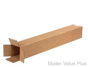25 - 5 x 5 x 36 Corrugated Shipping Boxes Packing Storage Cartons Cardboard Box - Picture 1 of 1