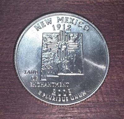 2008-D - New Mexico - U.S. State Quarter- UNC from US Mint - Image 1 of 2