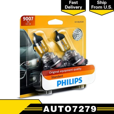 Bombilla de faro Philips de 2 piezas para Chevrolet Equinox 2005-2007 haz alto/bajo Foto 1 de 4