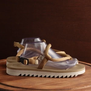 Suicoke Sandals Mens SZ 11 Beige Kat-3 Adjustable Summer Lightweight Travel Shoe - Picture 1 of 16