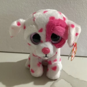 Ty BEAU THE VALENTINE’S DAY DOG Beanie Boo 6" NEW - Picture 1 of 5