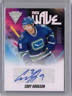 CODY HODGSON 11/12 Panini Titanium Auto Autograph Signed Signature Rookie #41 - Image 1 of 2