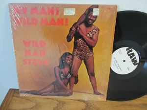 WILD MAN STEVE - MY MAN! WILD MAN! RAW STEREO LP SHRINK - Picture 1 of 2