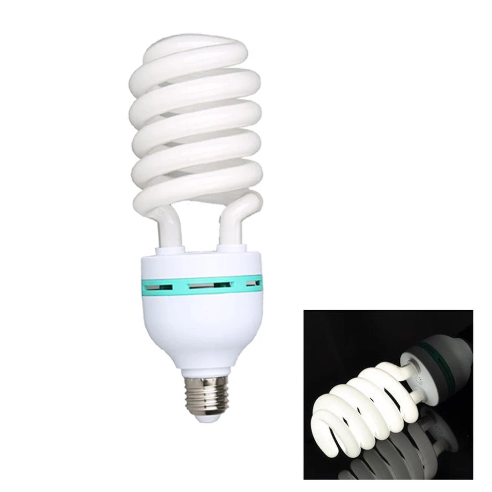 Photo Studio 135W 5500K E27 Bulb Lighting Photography Daylight Lamp Energy Save - image 1 of 4