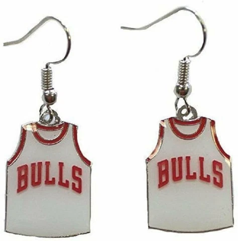 Chicago Bulls NBA Dangle Earrings Cover