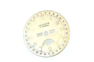 INVICTA Valjoux 89 Triple Date Moonphanse Watch Dial 26.5mm (ZB597) - Picture 1 of 3