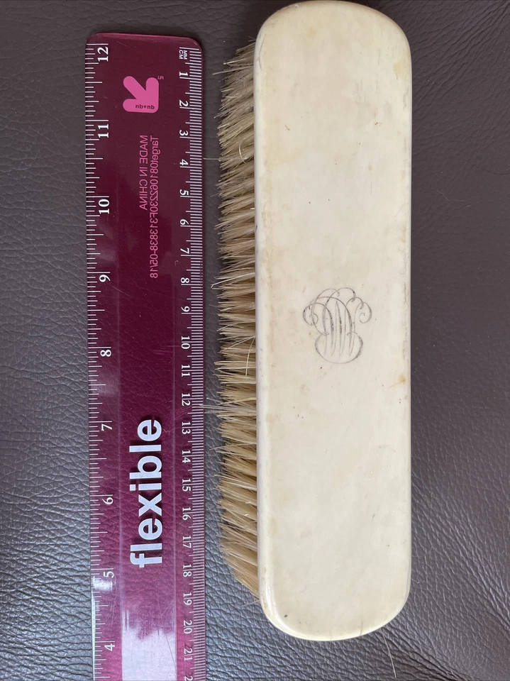 Espejo y caja de hueso chino antiguo Foto 1 de 4