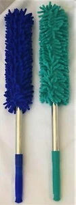 Limpieza Plumero Limpiador Microfibra Telescópico Extensible Plumero Azul y Verde - Imagen 1 de 11