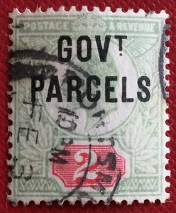 GB 1902 GOVT PARCELS opt KEVII 2d Used SG#O75 GB5279 - Picture 1 of 3
