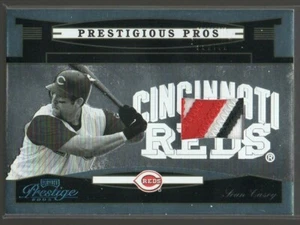 Sean Casey 2005 Playoff Prestige Prestigious Pros Platinum Jersey Patch #21  2/5 - Picture 1 of 2