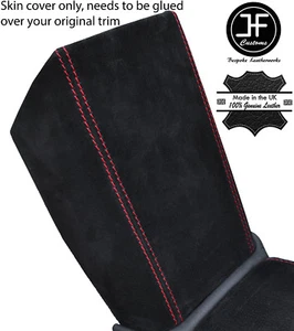 RED STITCHING REAR STORAGE LID SUEDE COVER FITS MERCEDES SLK R171 2004-2011 - Bild 1 von 3