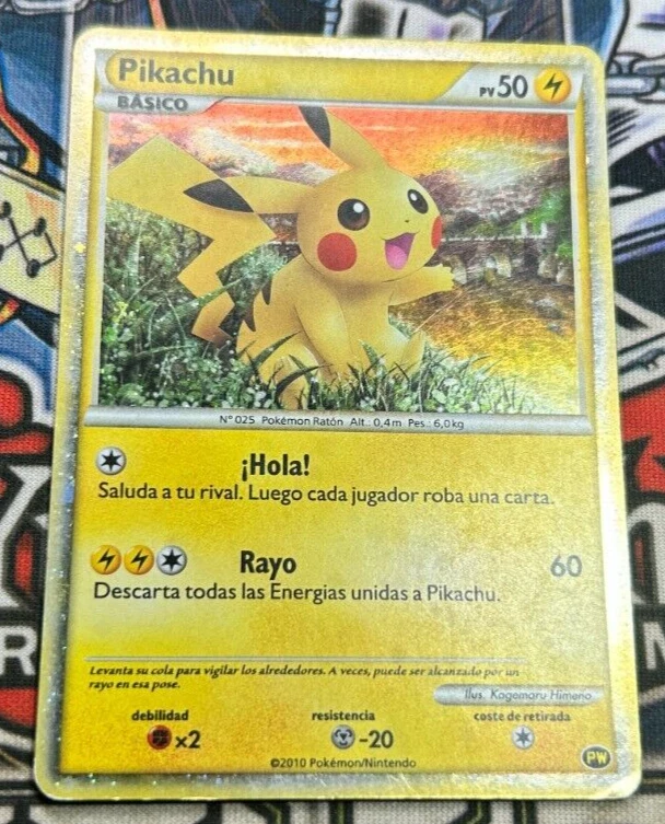 ** Pikachu (Spanish) - Pikachu World Collection Promos (PWCP) **PW4 Pokemon | LP - Image 1 of 2
