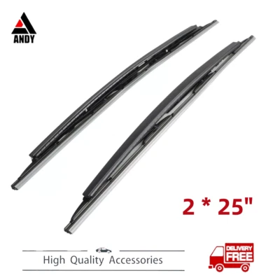 Novo conjunto de 2 lâminas de limpador de para-brisa dianteiro para BMW 745Li 2002 2003 2004 2005 - Imagem 1 de 4