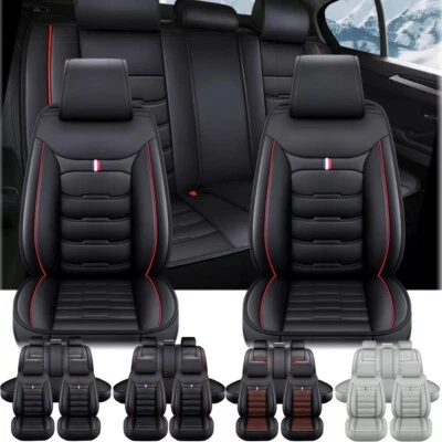 For Acura TLX RDX MDX ILX TSX ZDX Car Seat Cover 5 Seat Full Set Leather Cushion - Image 1 of 4