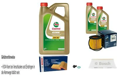 Kit ispezione Bosch 7 L Castrol 5W-30 M per Toyota IQ 1.33 - Immagine 1 di 4