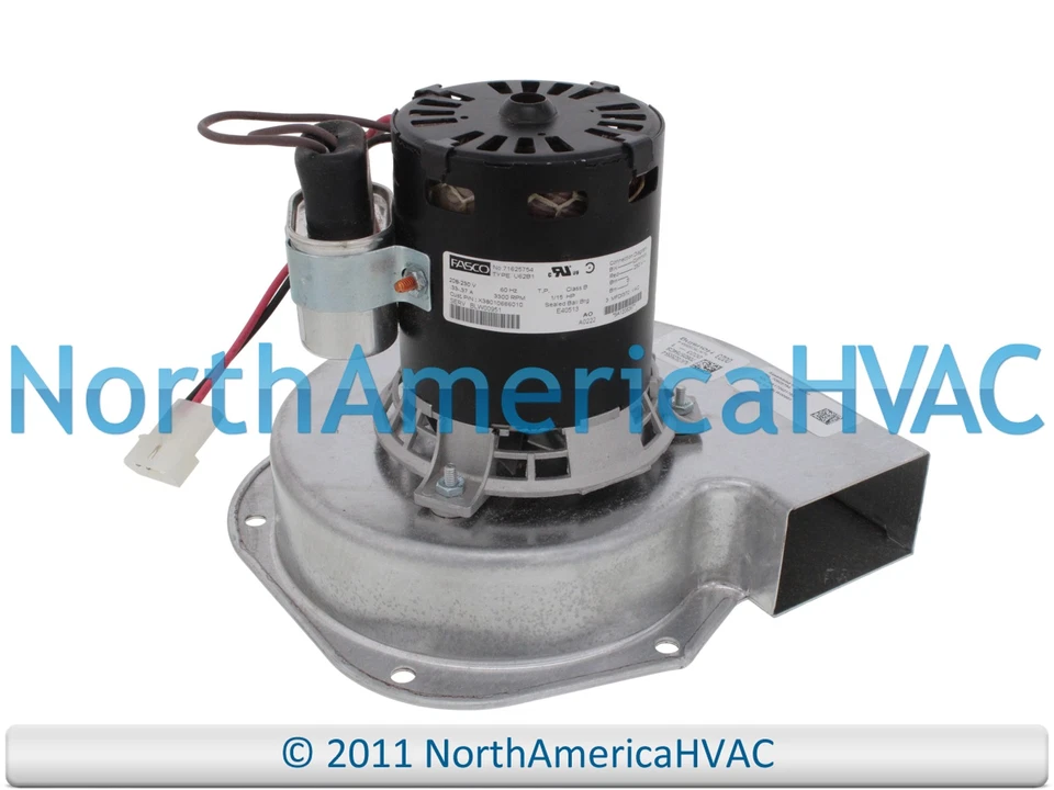 OEM Trane American Standard Furnace Exhaust Inducer Motor Replaces X38010666010 - Image 1 of 1